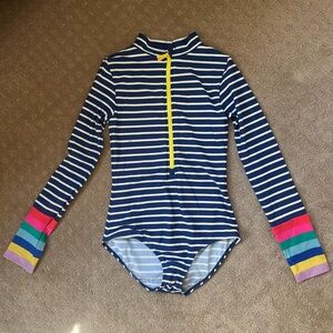 BODEN Long-Sleeved Swimsuit Girls Size 11-12 years old 🌈